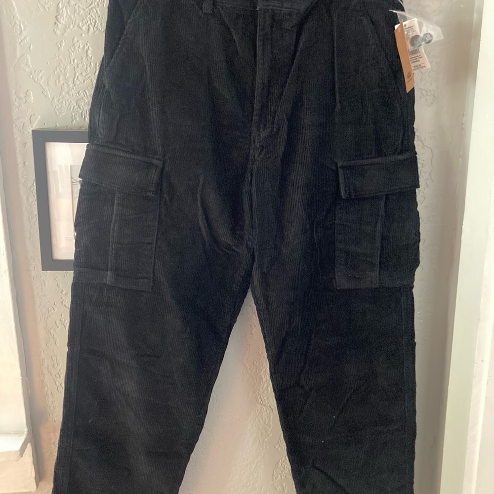 Vans Men's Black Skateboarding Cargo Pants